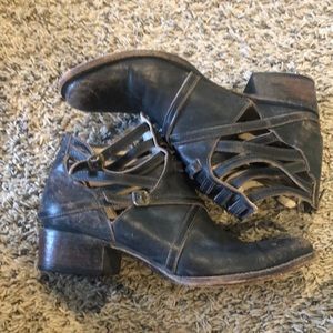 Beautiful genuine leather Freebird booties.